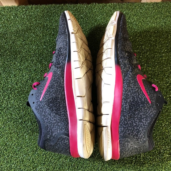 Nike ID Free TR Fit 4 Black Purple Athletic Running Shoes Women’s 10 - Picture 5 of 9